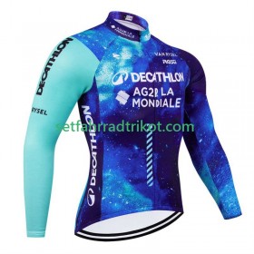 Decathlon Ag2R Radtrikot Langarm 2024 N001